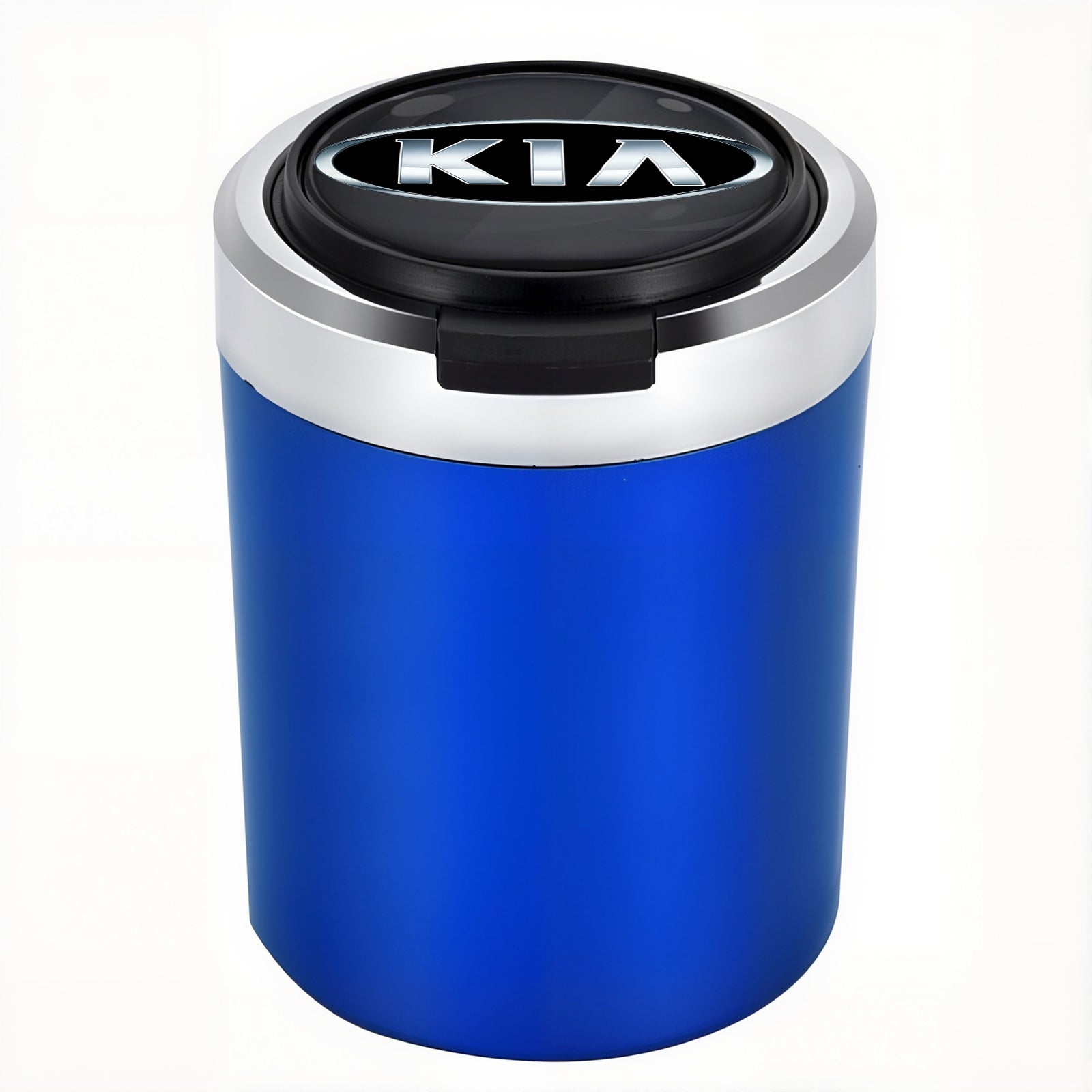 Smokeless Stainless Steel LED Car Cupholder Ashtray with Lid