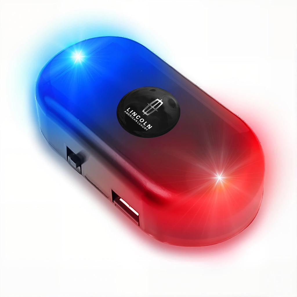 Solar-Powered Dummy Car Alarm Light