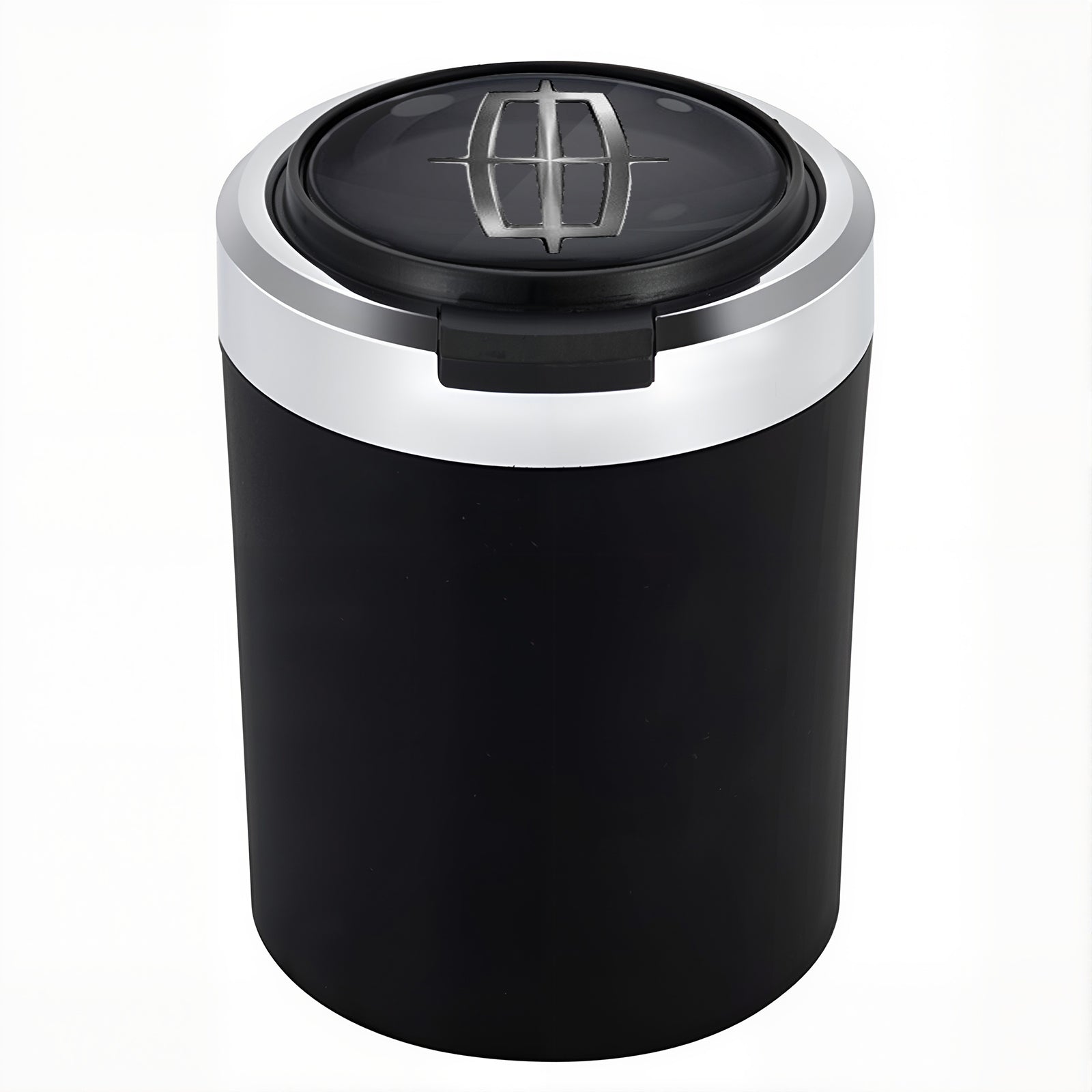Smokeless Stainless Steel LED Car Cupholder Ashtray with Lid