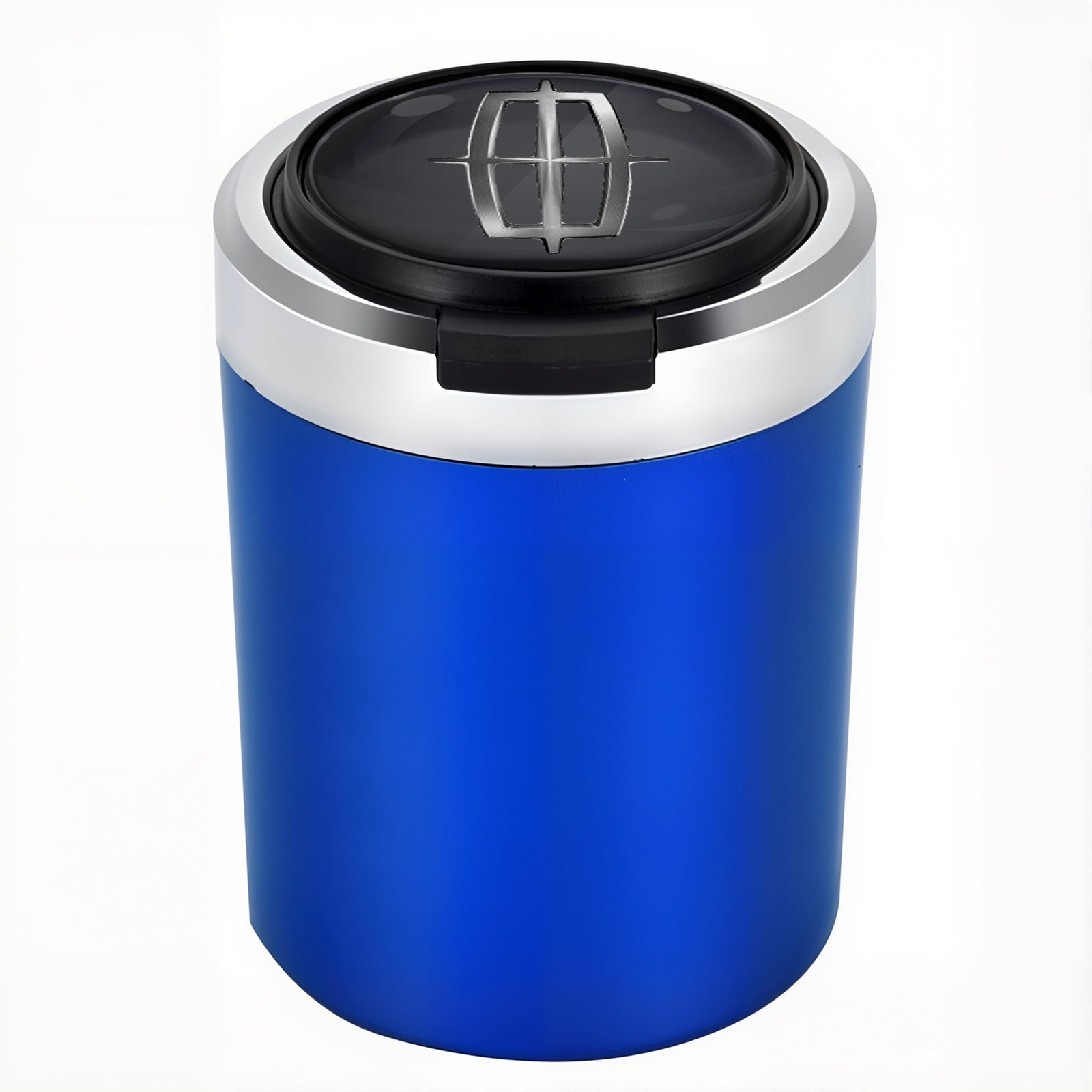 Smokeless Stainless Steel LED Car Cupholder Ashtray with Lid