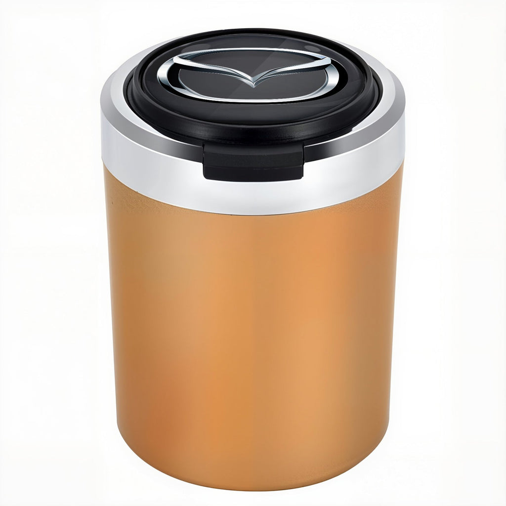 Smokeless Stainless Steel LED Car Cupholder Ashtray with Lid