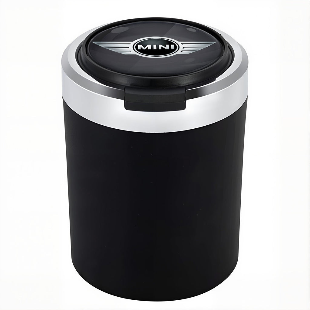 Smokeless Stainless Steel LED Car Cupholder Ashtray with Lid