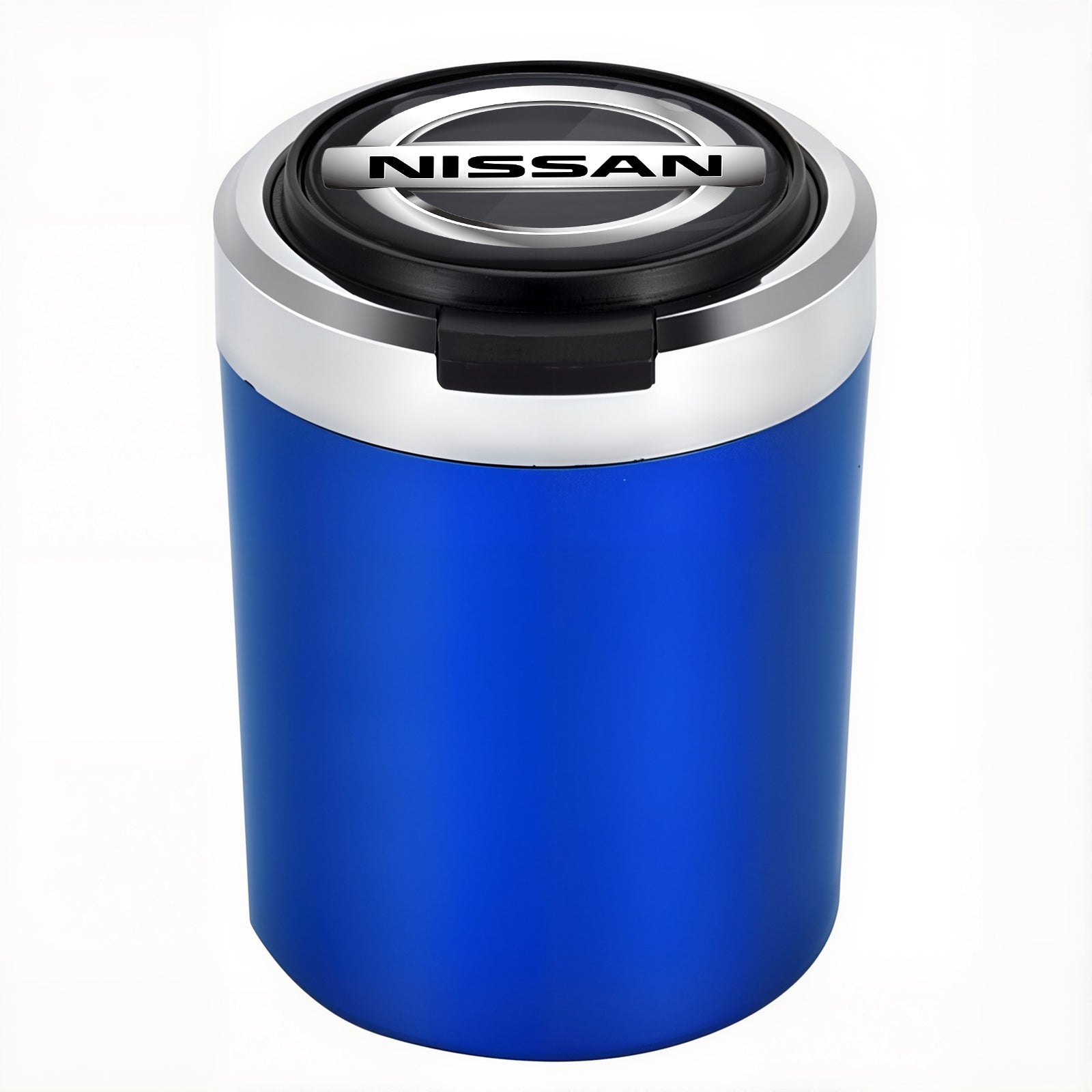 Smokeless Stainless Steel LED Car Cupholder Ashtray with Lid