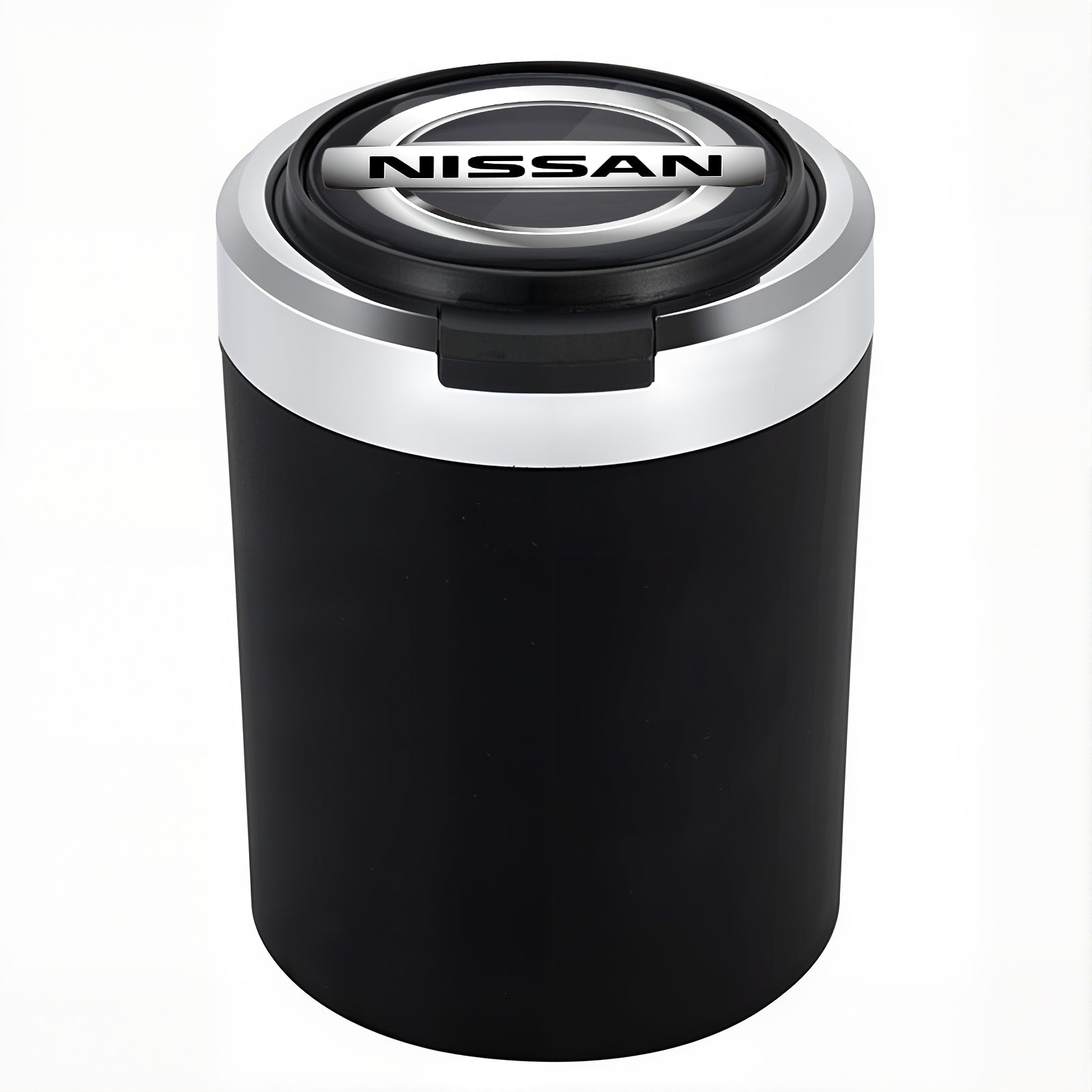 Smokeless Stainless Steel LED Car Cupholder Ashtray with Lid