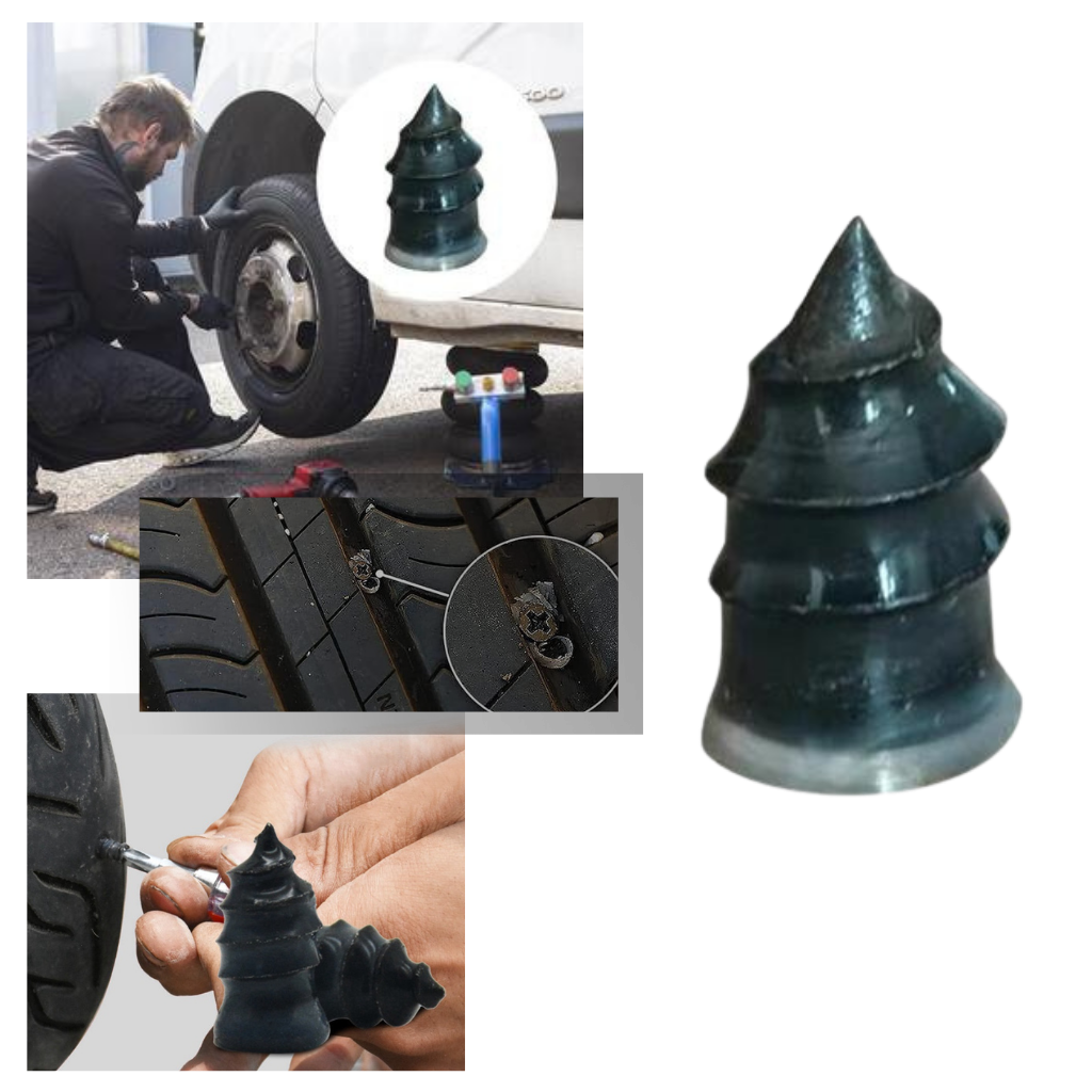 Rubber tire repair nails