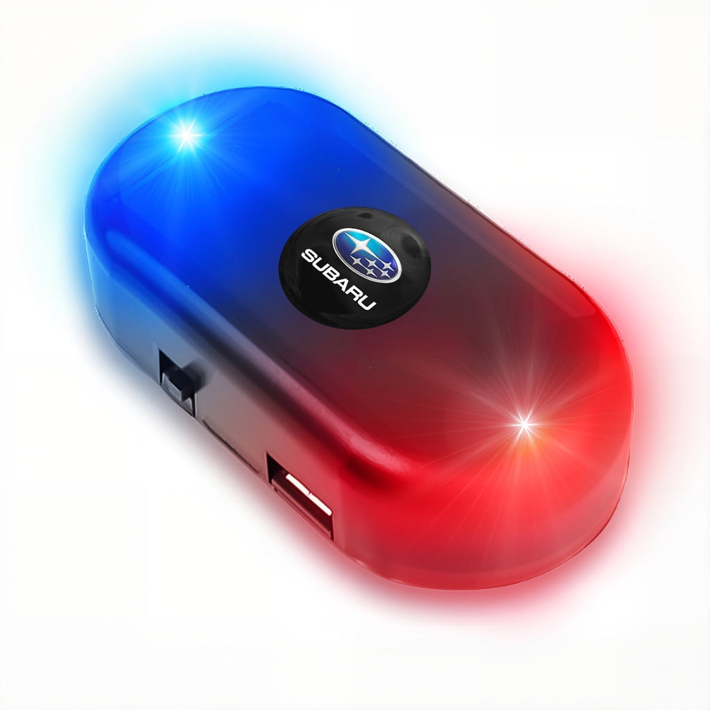 Solar-Powered Dummy Car Alarm Light