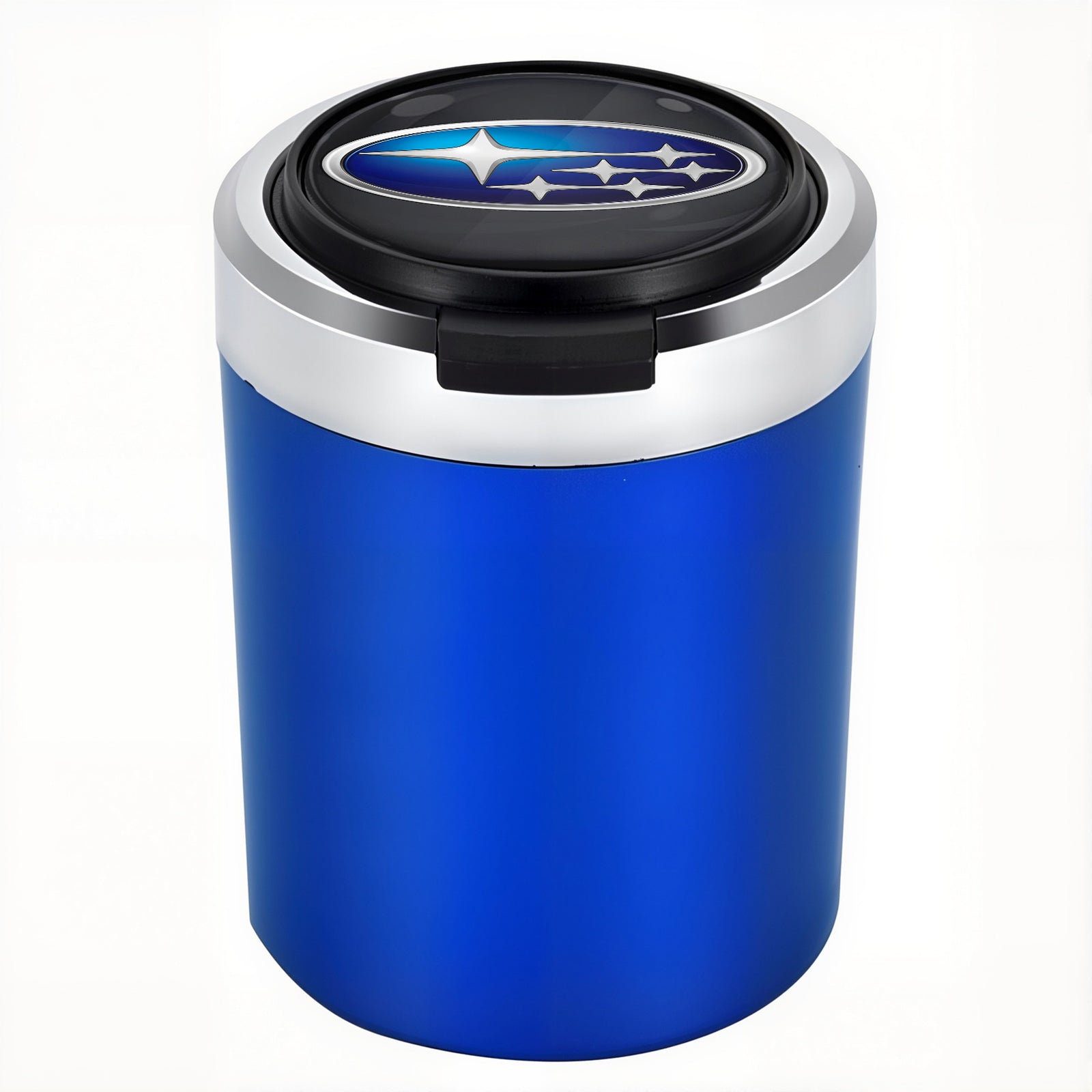 Smokeless Stainless Steel LED Car Cupholder Ashtray with Lid