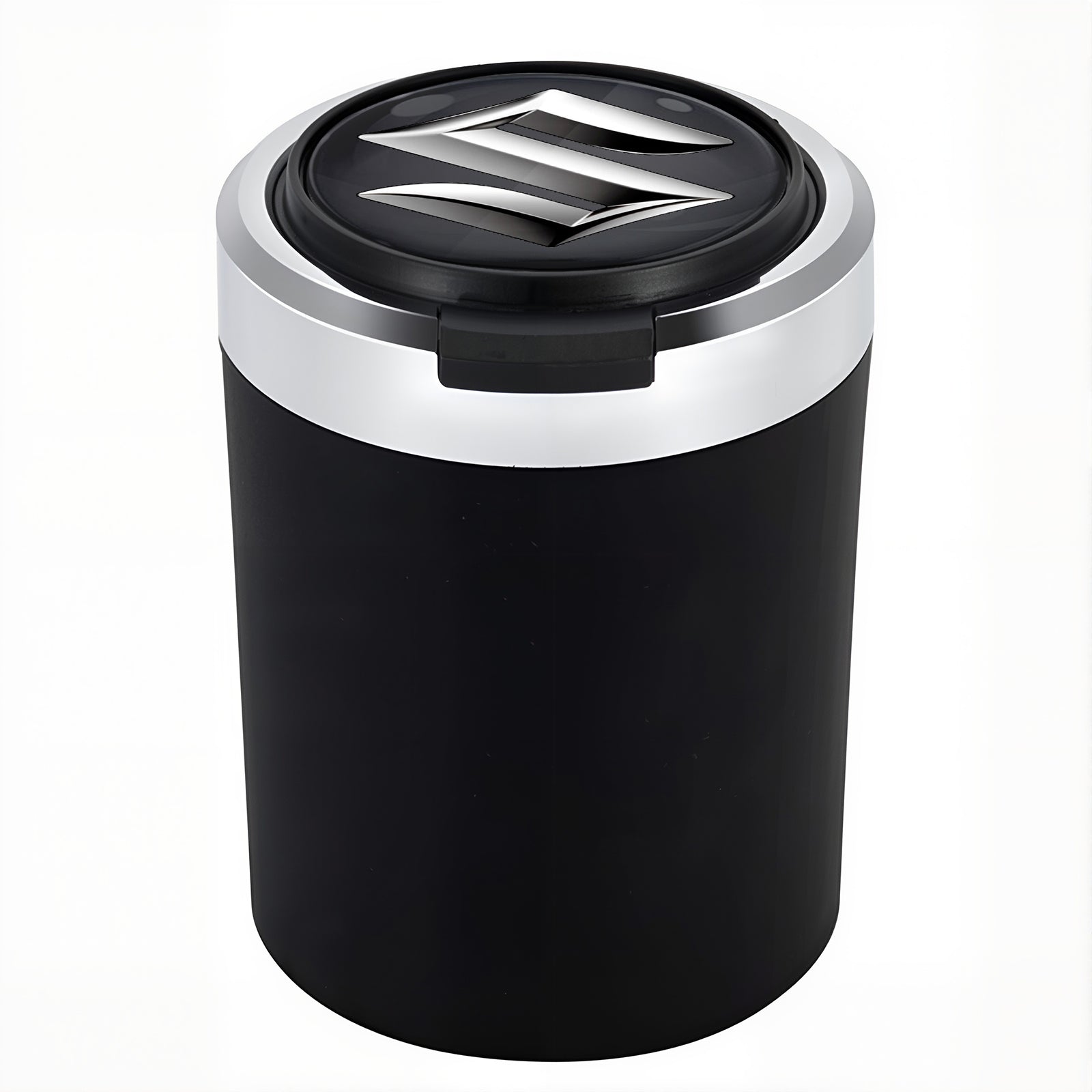 Smokeless Stainless Steel LED Car Cupholder Ashtray with Lid