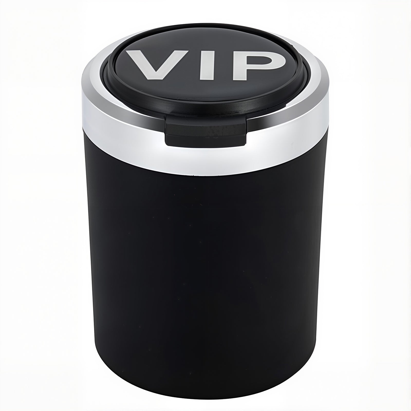 Smokeless Stainless Steel LED Car Cupholder Ashtray with Lid