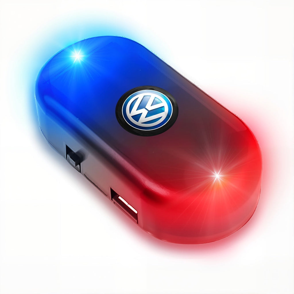 Solar-Powered Dummy Car Alarm Light