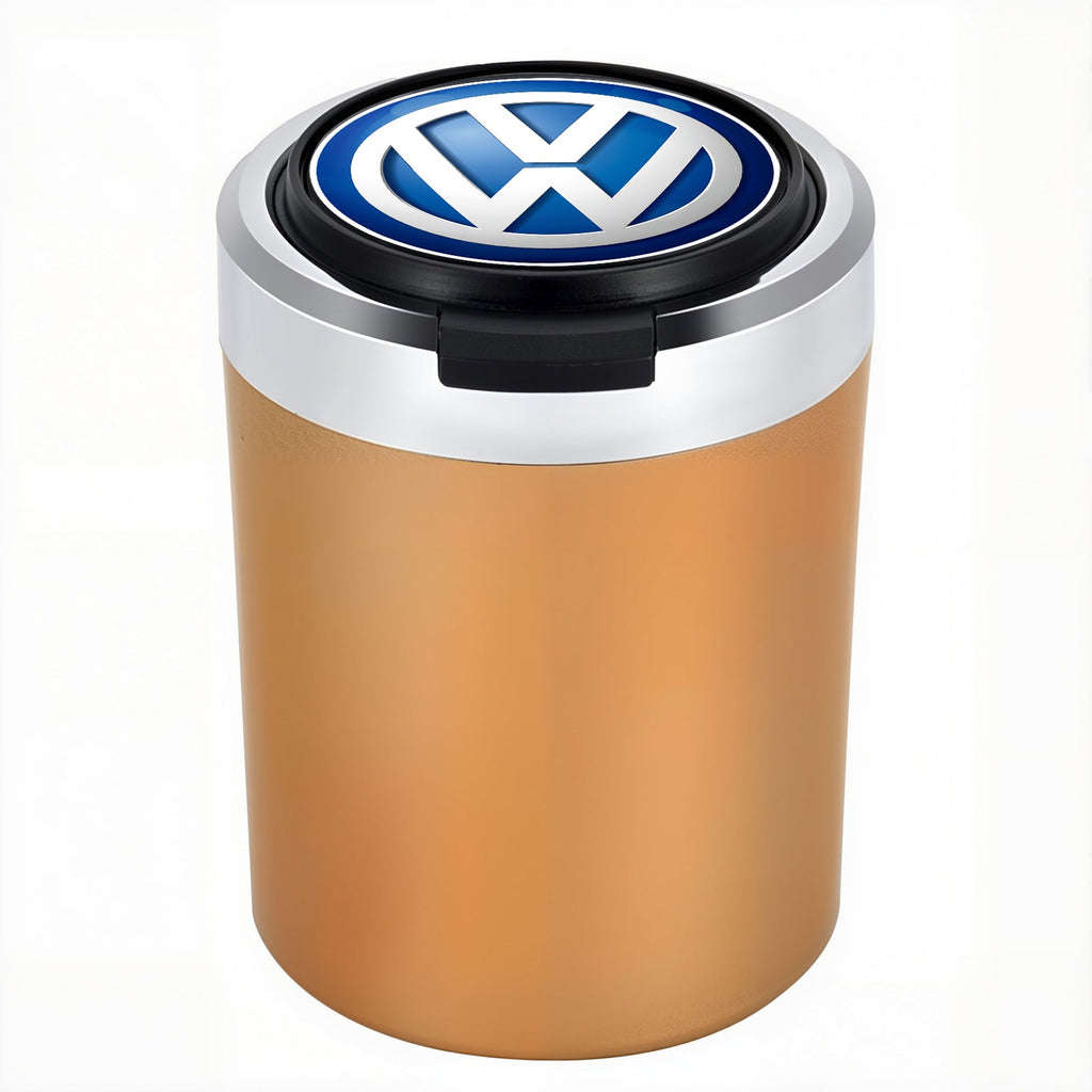 Smokeless Stainless Steel LED Car Cupholder Ashtray with Lid