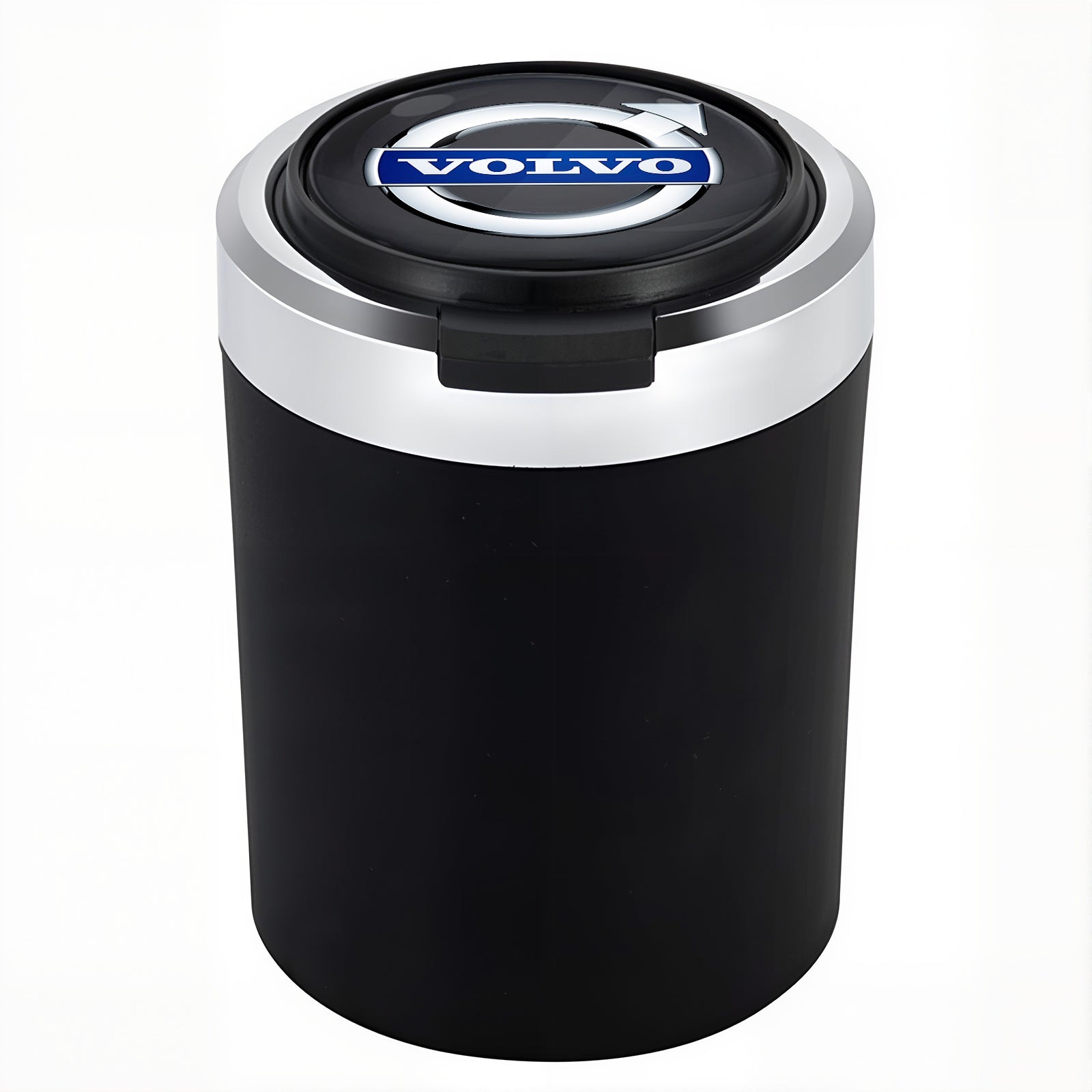 Smokeless Stainless Steel LED Car Cupholder Ashtray with Lid