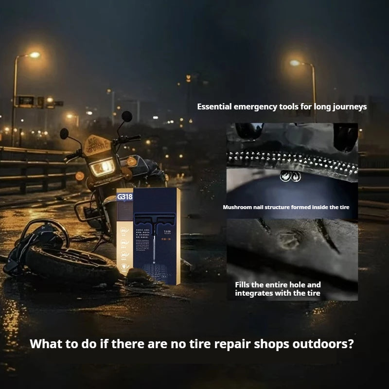 QuickPlug 60-Second Tubeless Tire Repair Kit