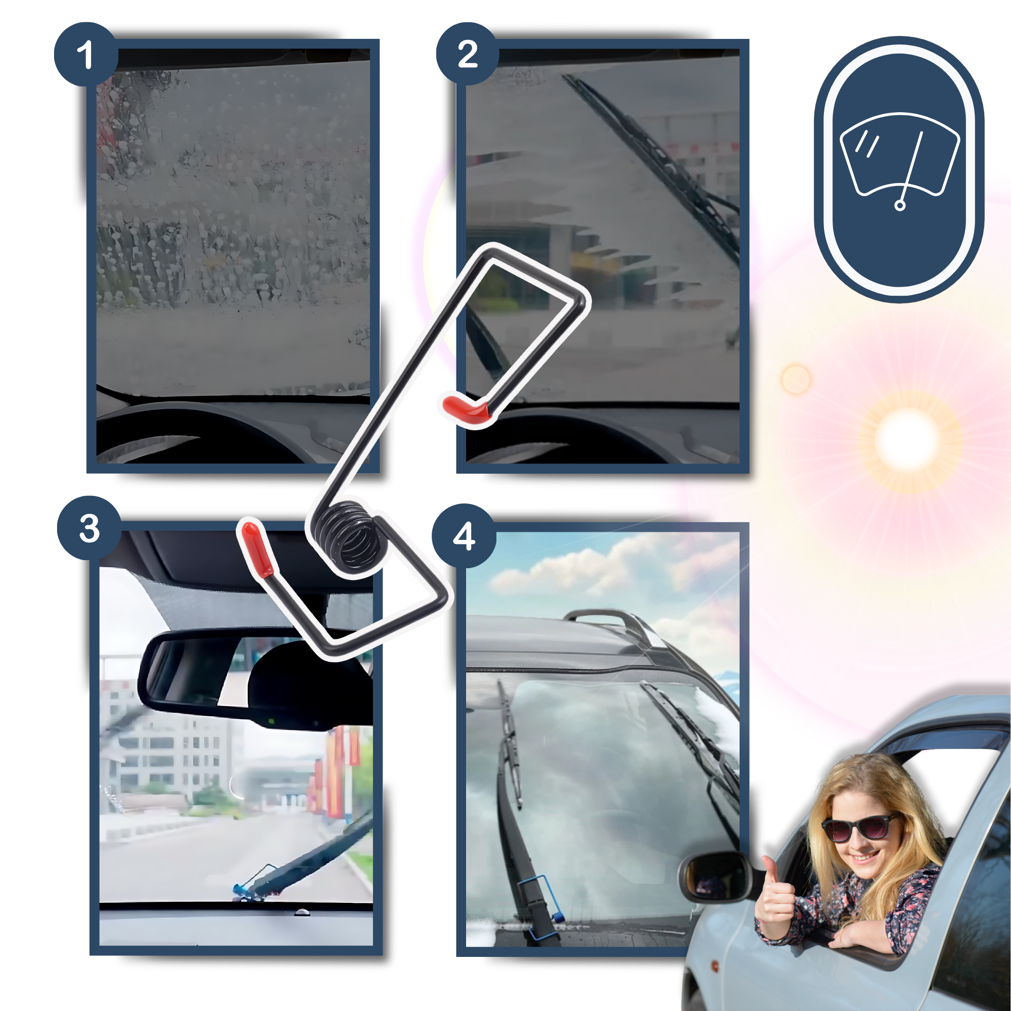 All-Weather Visibility Car Wiper Arm