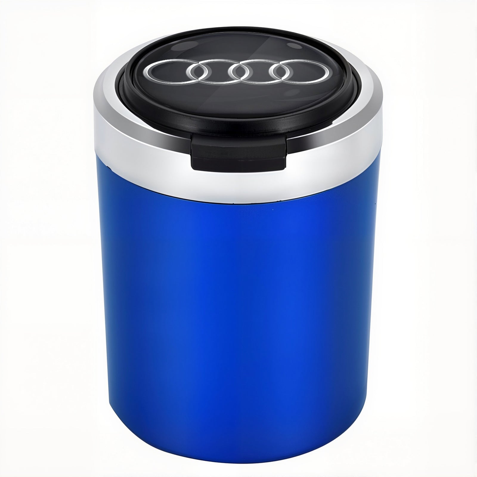 Smokeless Stainless Steel LED Car Cupholder Ashtray with Lid