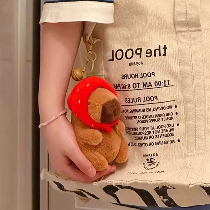 Capybara Keychain Pendant Plush Ornaments