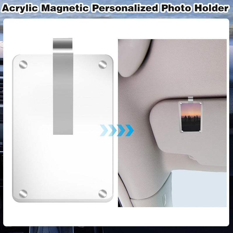 Magnetic Visor Photo Frame