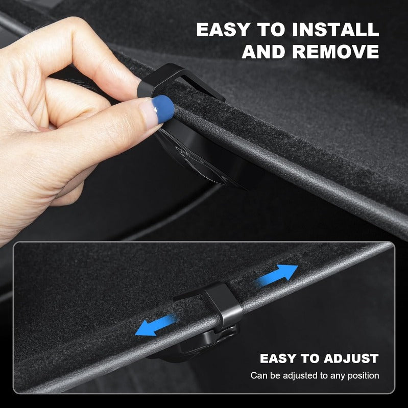 Model Y Stealth Fold-Away Glove-Box Hooks (2-Pack)