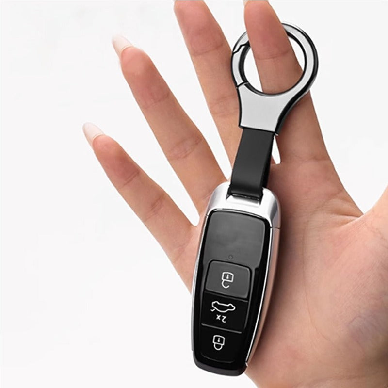 Metal & Leather Keychain Clips