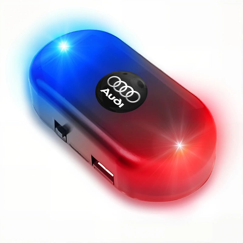 Solar-Powered Dummy Car Alarm Light