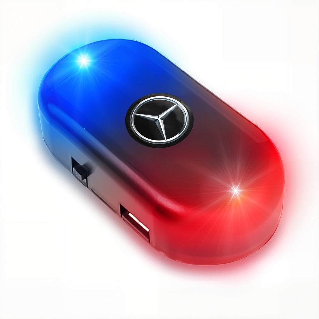 Solar-Powered Dummy Car Alarm Light