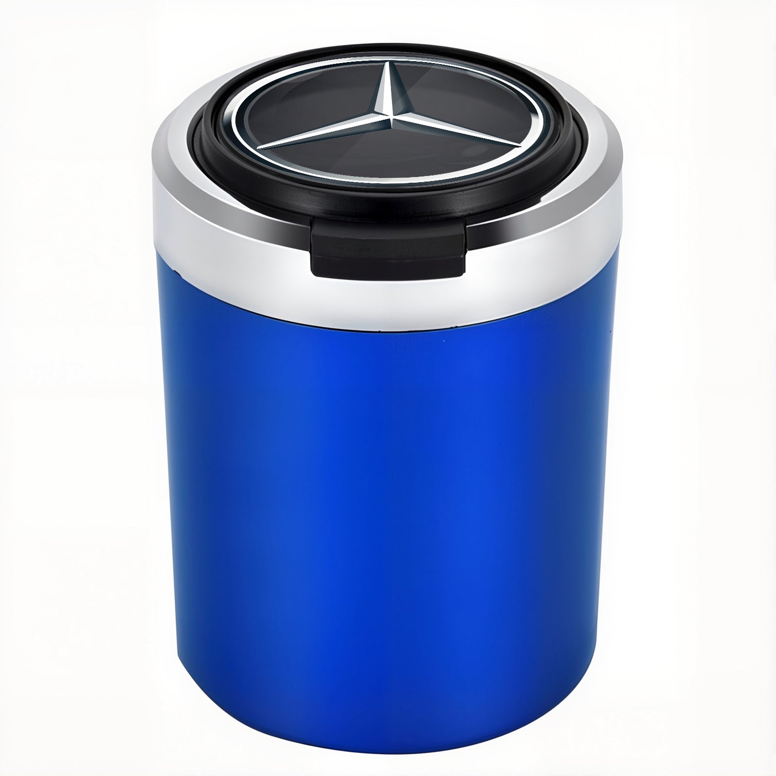 Smokeless Stainless Steel LED Car Cupholder Ashtray with Lid