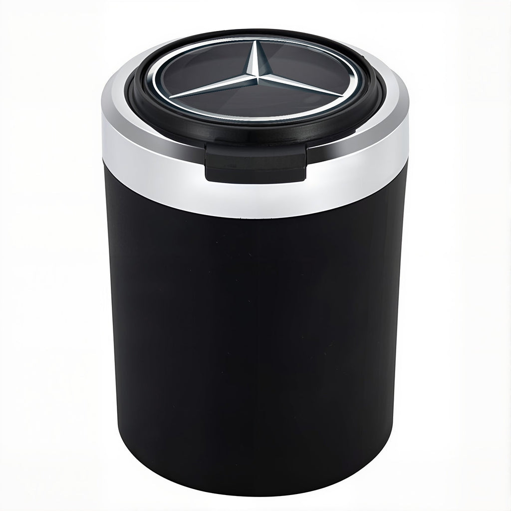 Smokeless Stainless Steel LED Car Cupholder Ashtray with Lid