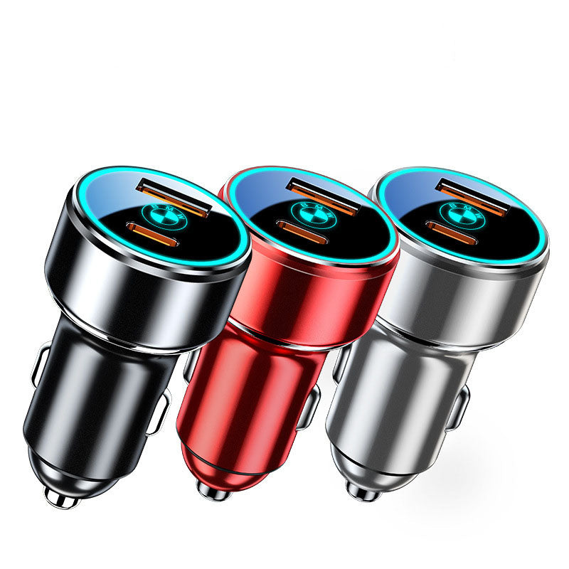 Mini Dual-Port 36W Car Charger with Smart Fast Charging