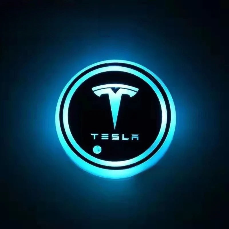 2PCS LED Car Coasters