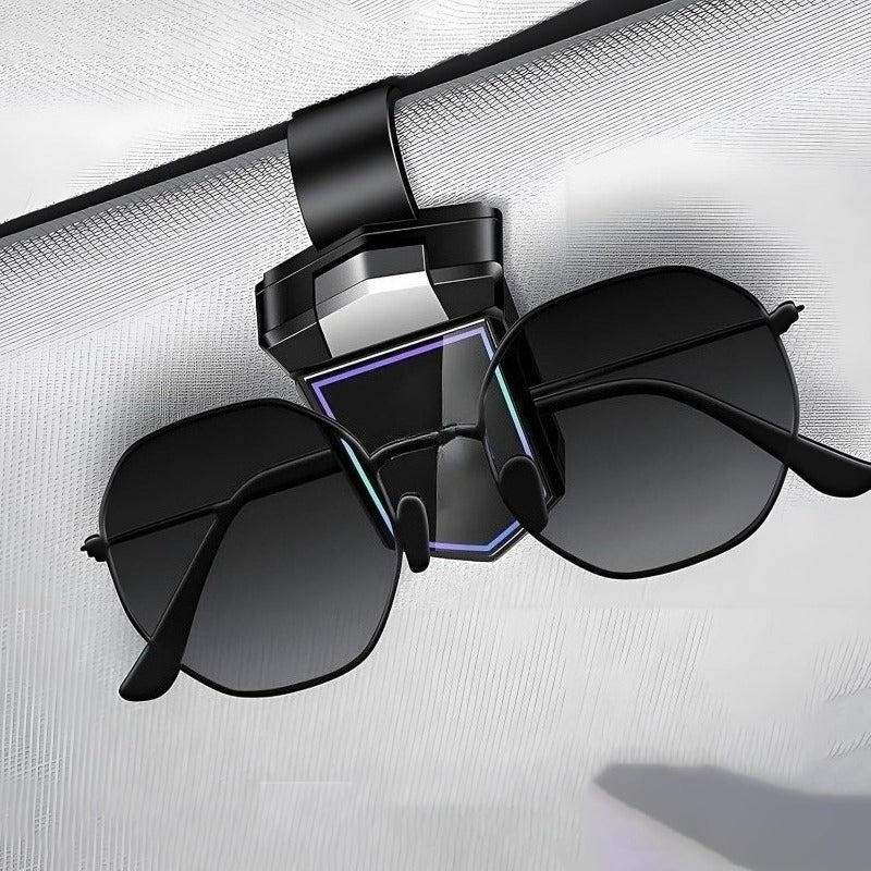 Car Sun Visor Magnetic Sunglasses Holder Clip