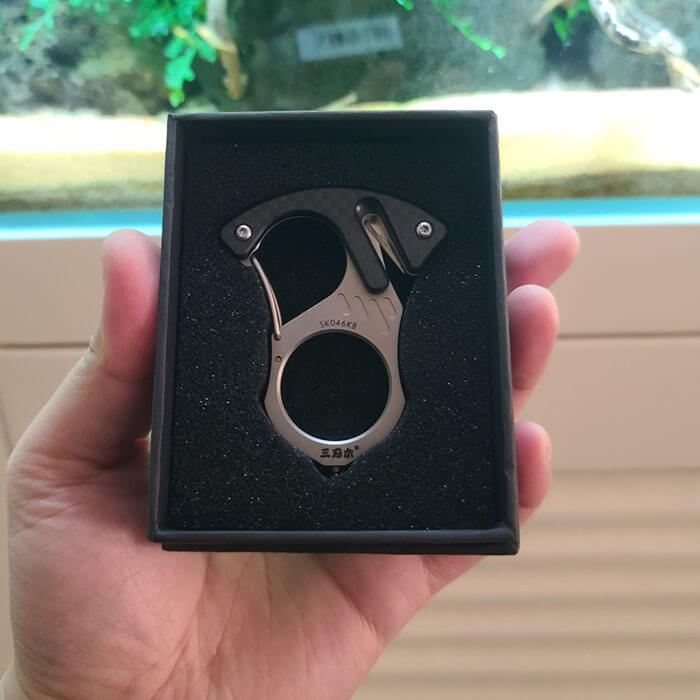 Car Window Breaker & Seatbelt Cutter Keychain