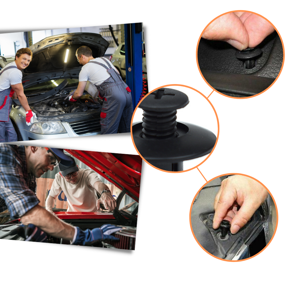 Car Door Panel Clip Set