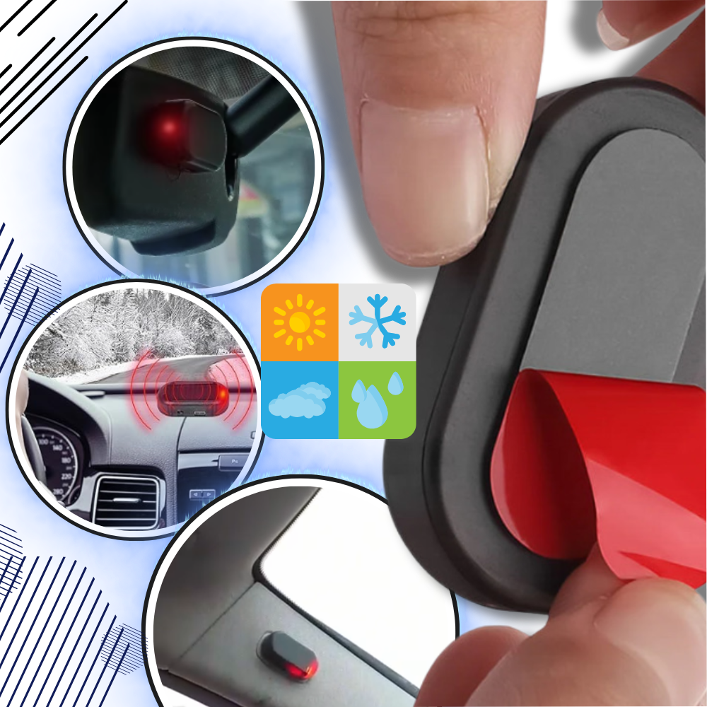 Car Solar Alarm Light