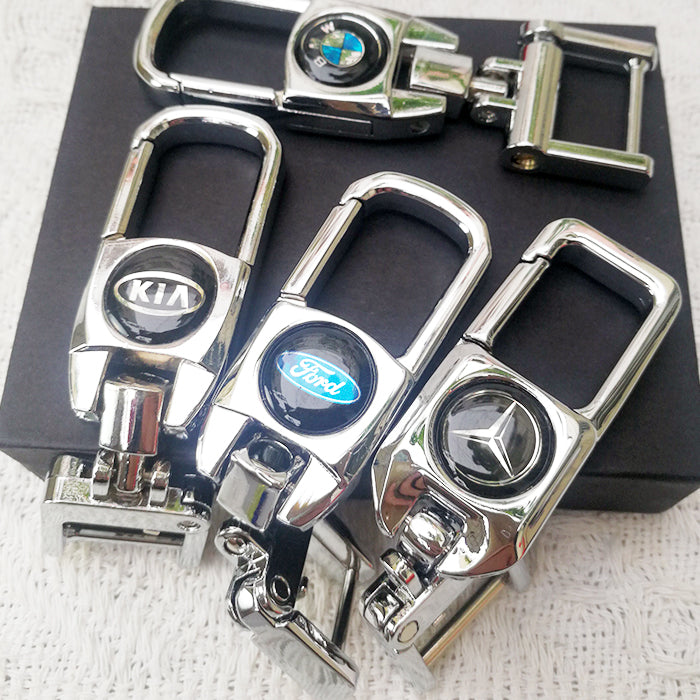 Customized Logo Metal Car Keychains