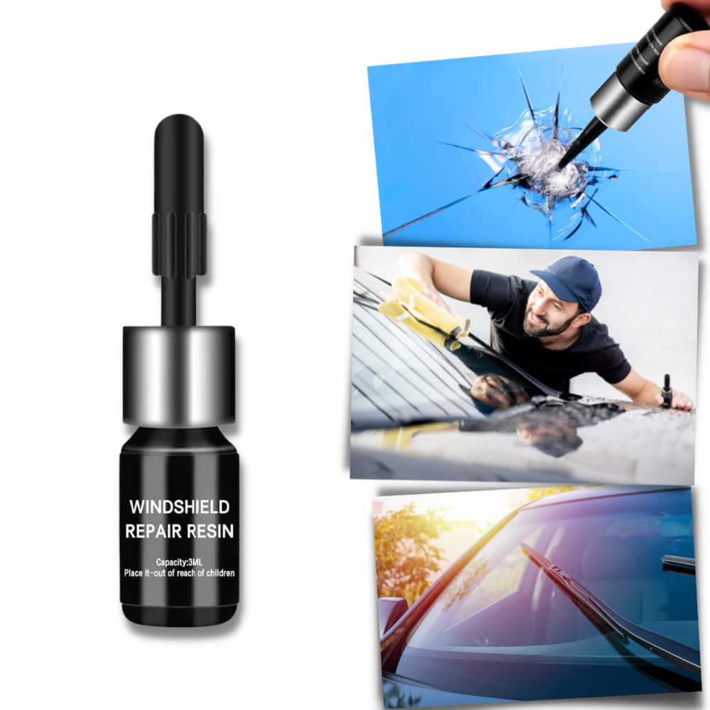 Cracked Glass Repair Fluid Kit