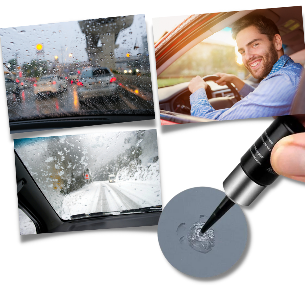 Cracked Glass Repair Fluid Kit