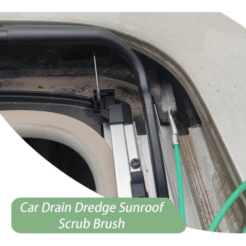 118-Inch Drain Snake Brush for Sunroof & HVAC Lines
