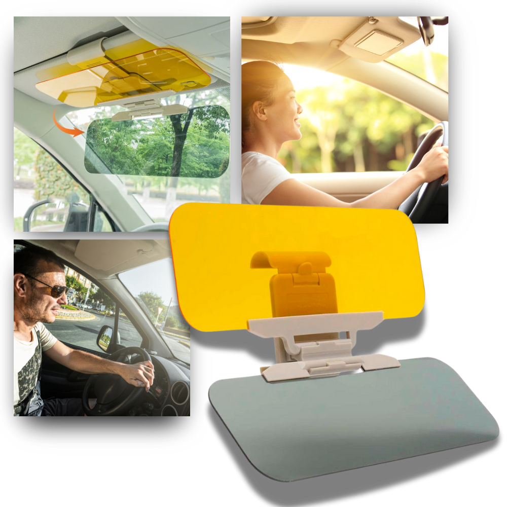 Dual-Use Car Visor Extender