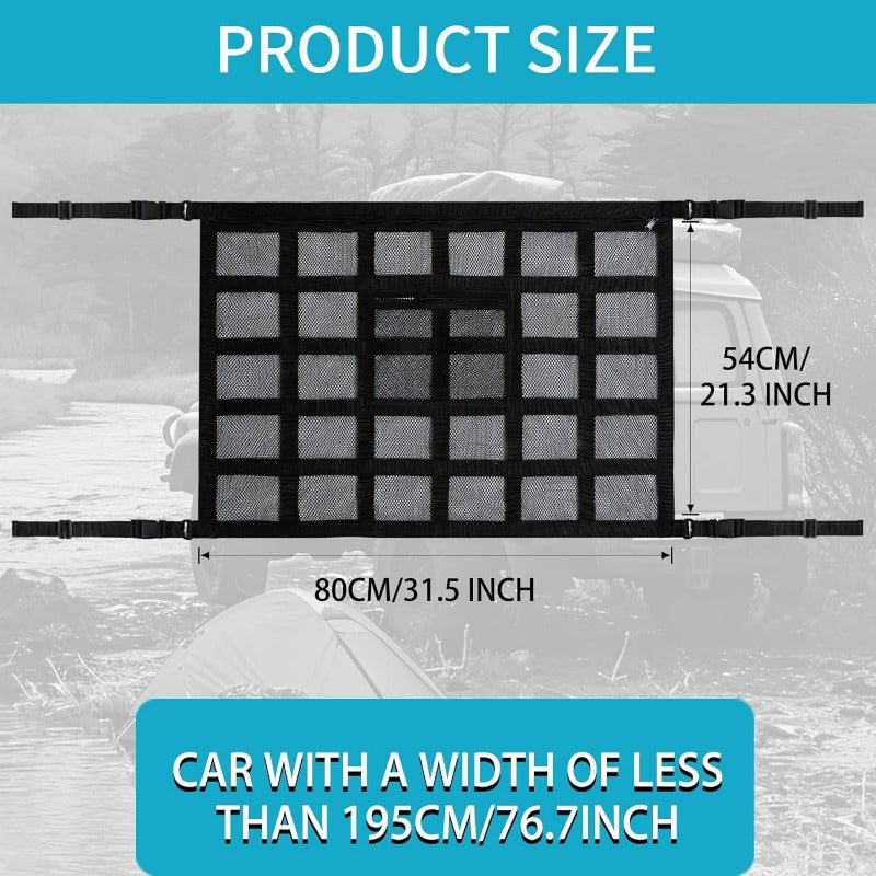 Upgraded Car Ceiling Cargo Net – Maximize Your Storage Space