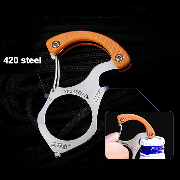 Car Window Breaker & Seatbelt Cutter Keychain