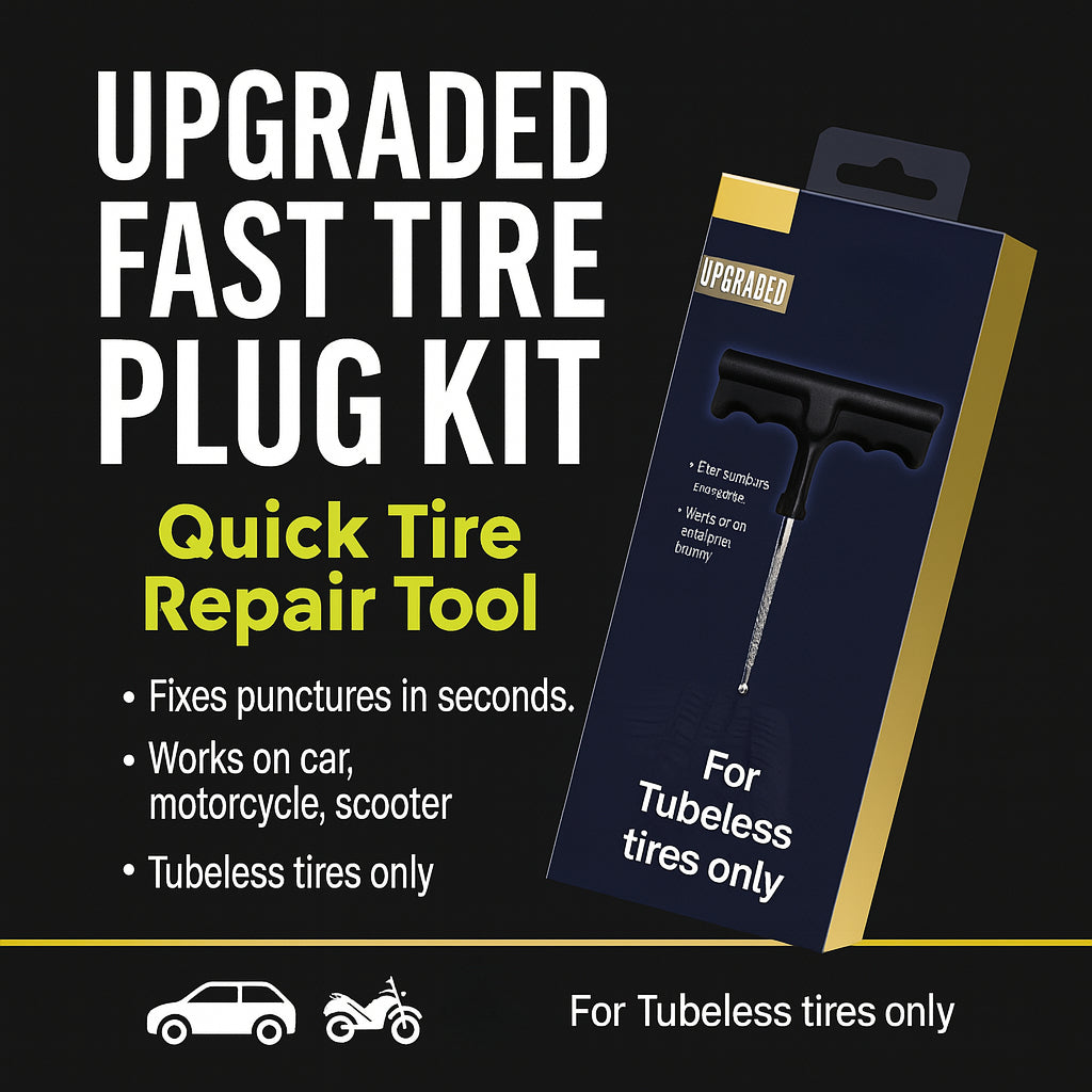 QuickPlug 60-Second Tubeless Tire Repair Kit