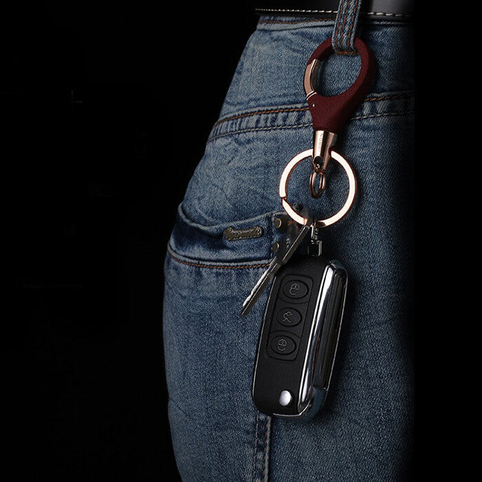 Minimalist Metal Car Keychain for Women