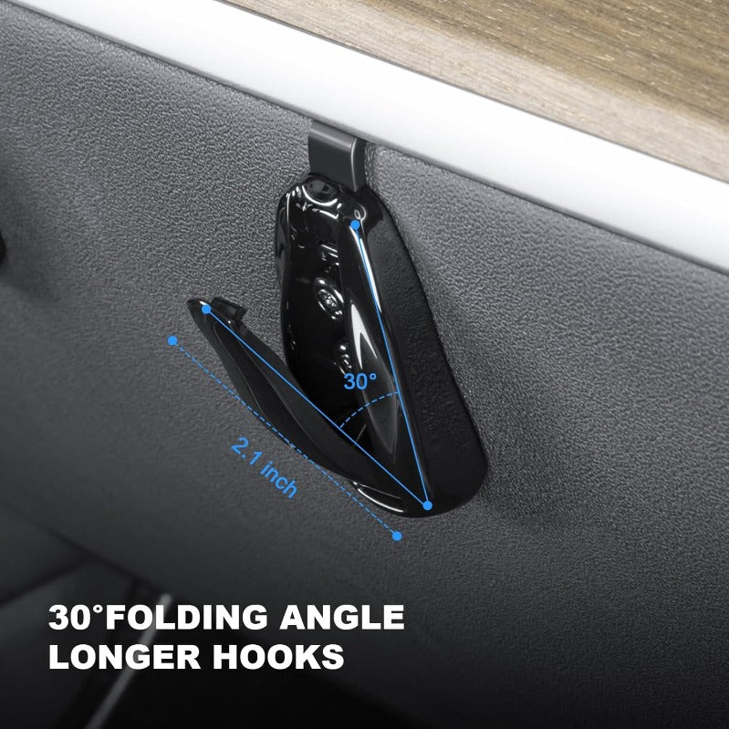Model Y Stealth Fold-Away Glove-Box Hooks (2-Pack)
