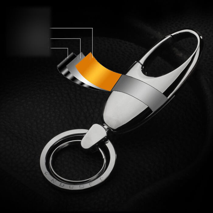 Minimalist Cool Car Guy Keychain