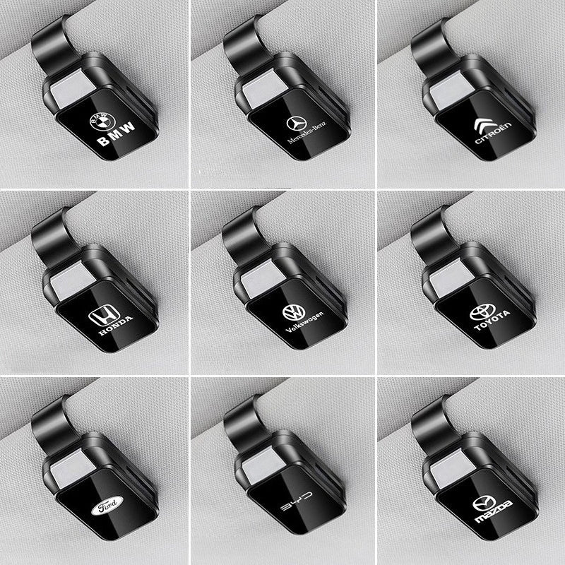 Car Sun Visor Magnetic Sunglasses Holder Clip