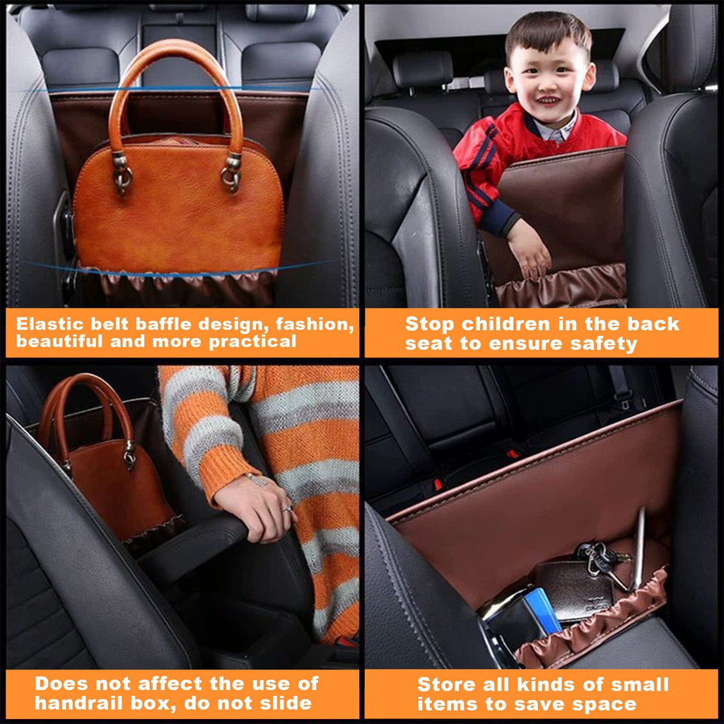 Car Seat Organizer & Barrier Storage Pocket