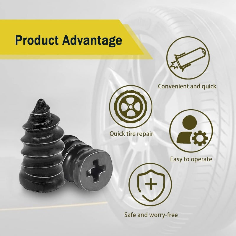 Self-Sealing Tire Repair Screws