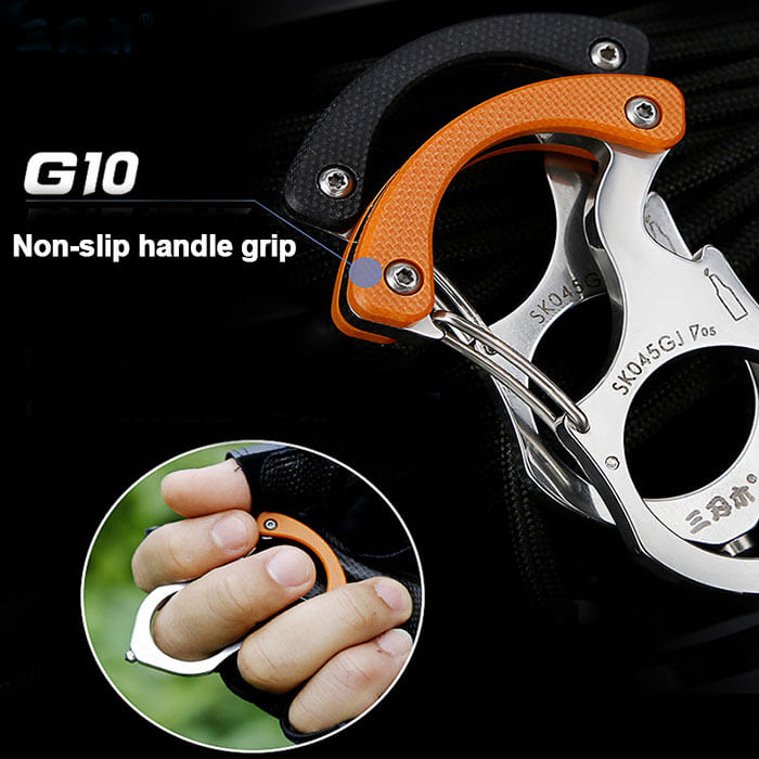 Car Window Breaker & Seatbelt Cutter Keychain