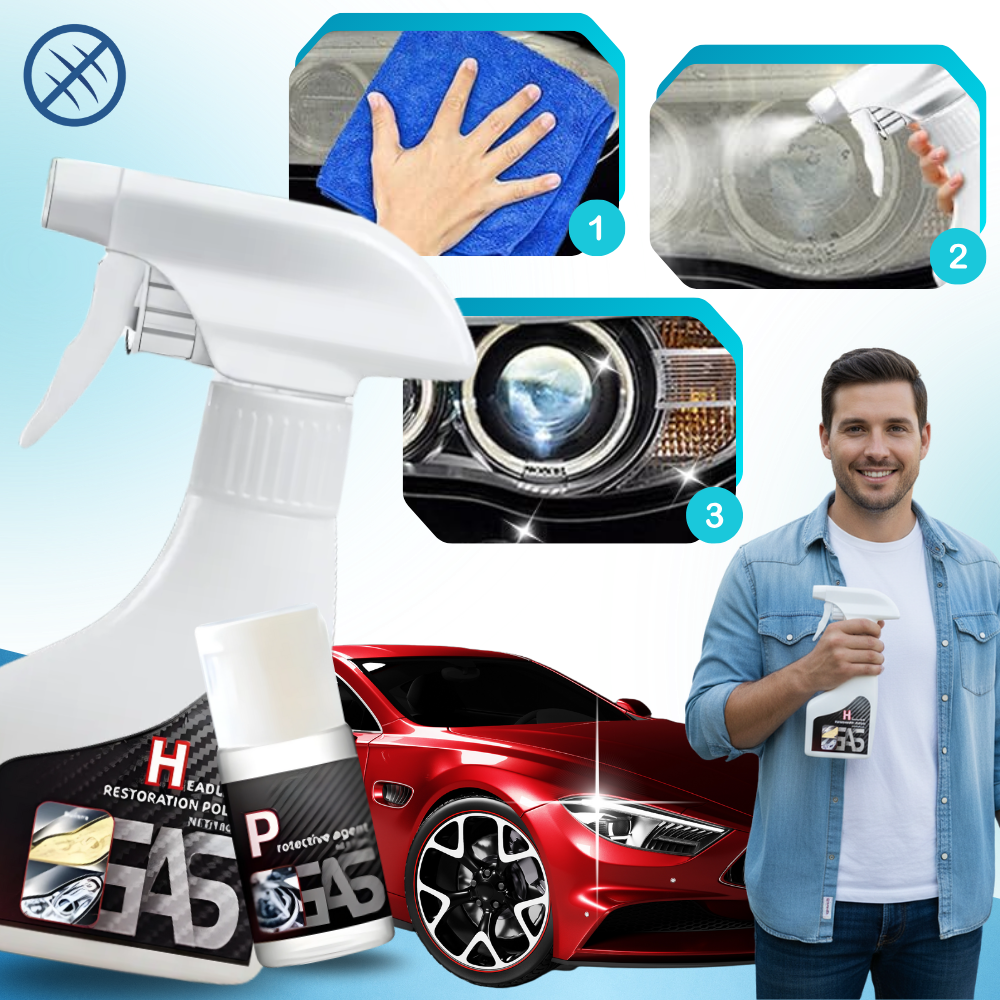 Headlight Cleaner & Coating Restore Kit