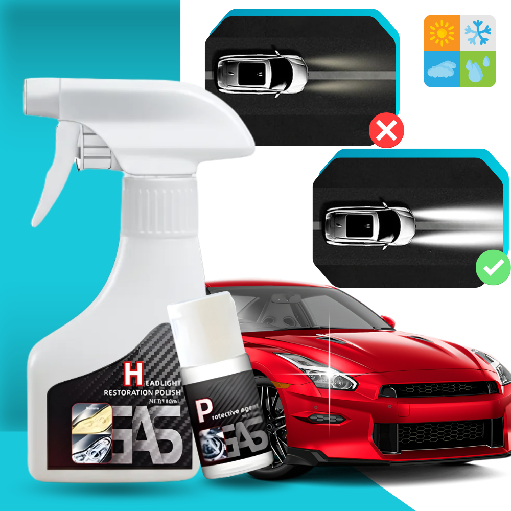 Headlight Cleaner & Coating Restore Kit